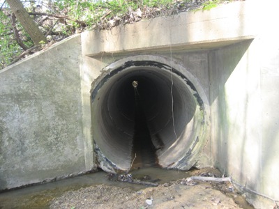 Tunnel With Water Pouring Out
